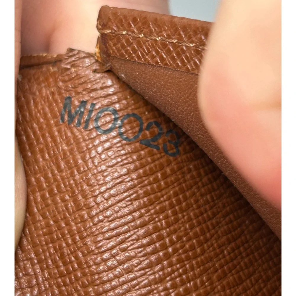 Louis Vuitton Monogram Viennois Kiss lock Wallet‎ Coin Purse#360